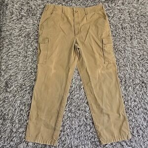 Vintage Woolrich Beige Cargo Pants Size 40 Work Wear Hunting